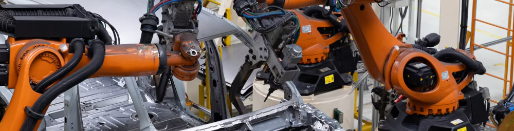 Automated industrial production floor